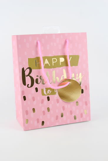 Taška medium Happy Birthday - Dárkové tašky
