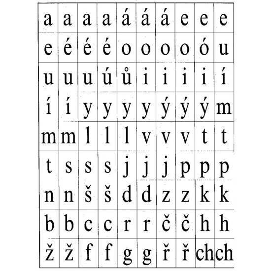 Vystřihovací písmenka