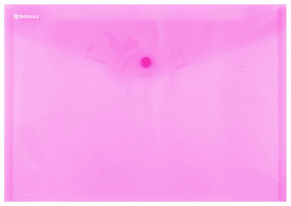 Obálka s drukem průhledná A4 PP, červená