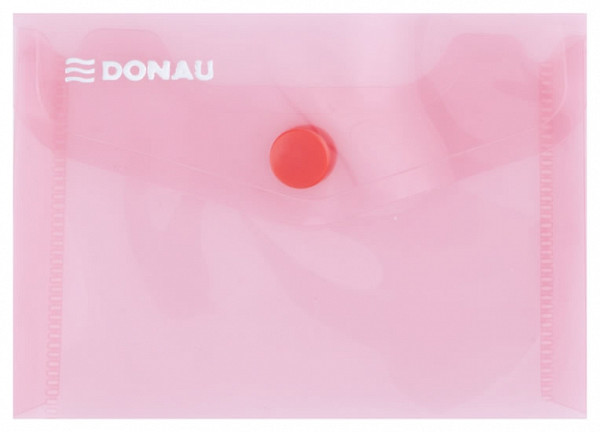 Obálka s drukem průhledná A7 PP, červená