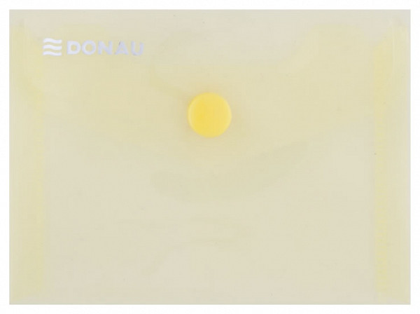 Obálka s drukem průhledná A7 PP, žlutá