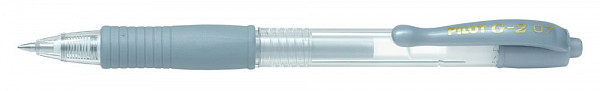 PILOT G-2 07, Roller, stříbrná