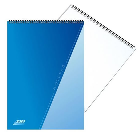 Blok s horní vazbou A5, čistý, 40 listů