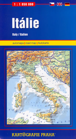 Itálie, 1:1 050 000 (automapa)
