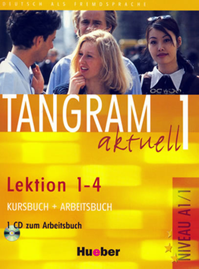 Tangram aktuell 1: Lektion 1-4: Kursbuch + Arbeitsbuch mit Audio-CD