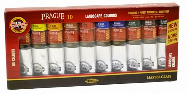 Koh-i-noor barvy olejové PRAHA/krajina souprava 10 x 40 ml