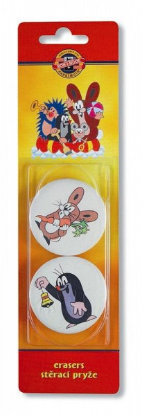 Koh-i-noor stěrací pryž/guma Krtek 2 ks/měkká