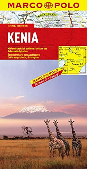 Keňa / mapa