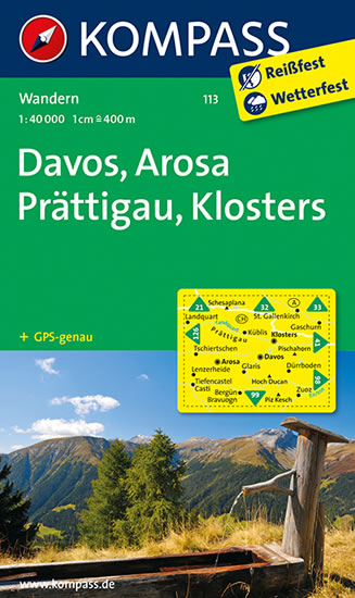 Davos-Arosa-Prättigau-Klosters 113 NKOM 1:50T