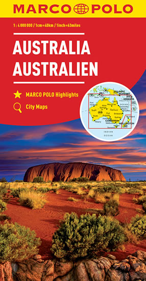 Austrálie 1:4M/mapa(ZoomSystem)MD