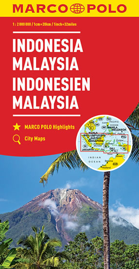 Indonesie,Malajsie/mapa 1:2M MD(ZoomSystem)