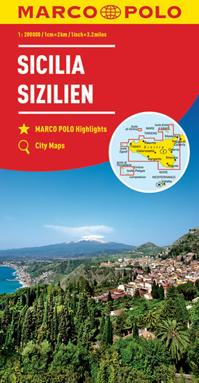 Itálie č.14-Sicilie mapa 1:200T