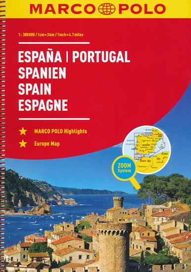 Španělsko/Portugalsko / atlas-spirála 1:300T MD