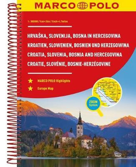 Slovinsko/Chorvatsko / atlas-spirála 1:300T MD