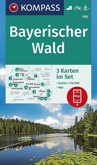 Bayerischer Wald ( sada 3 map )  198  NK