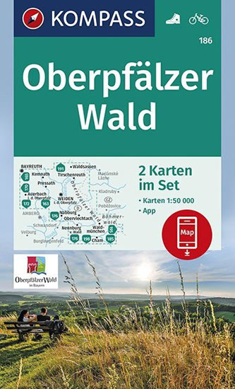 Oberpfälzer Wald ( sada 2 map )  186   N