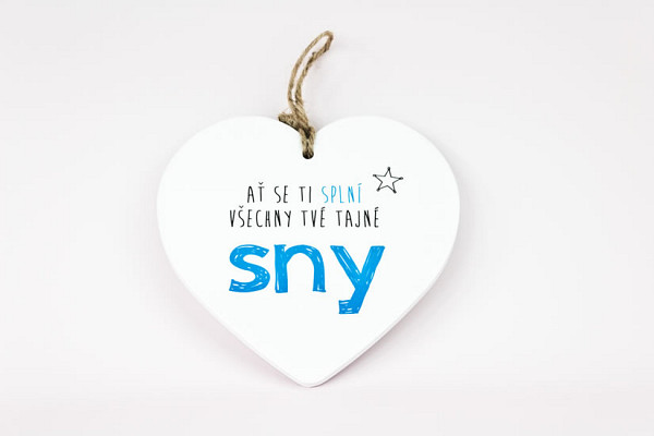 Keramické srdce Sny