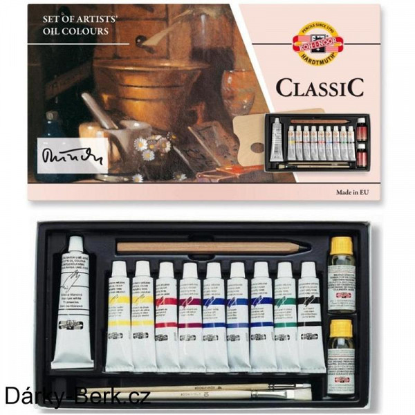 Koh-i-noor barvy olejové sada CLASSIC 10 barev