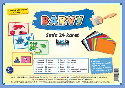 Sada 24 karet Barvy