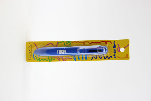 Osmibarevná propiska Tobík