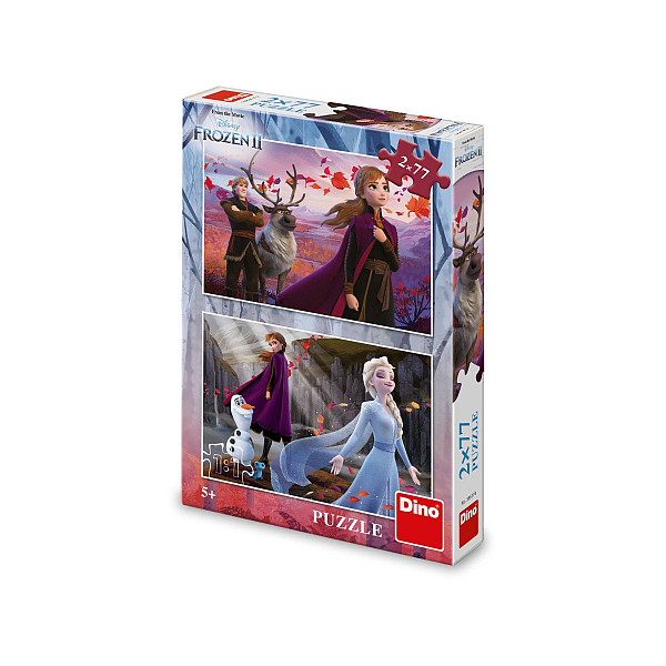 Ledové království II - puzzle 2 x 77 dílků