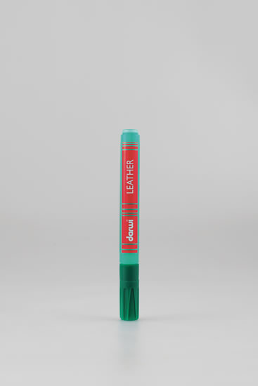 DARWI LEATHER fixy na kůži a koženku - Tmavě zelená 6 ml