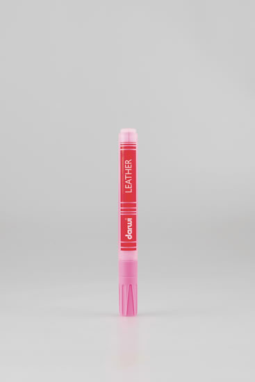 DARWI LEATHER fixy na kůži a koženku - Růžová 6 ml