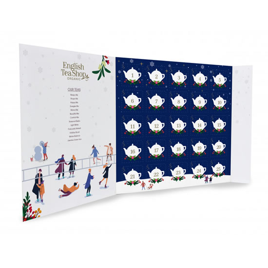 English Tea Shop - Adventní kalendář s bio čaji Vánoční Noc