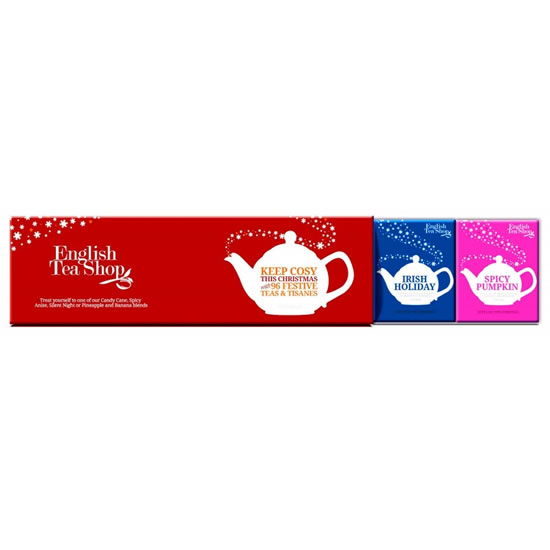 English Tea Shop - Červené vánoce kolekce 60 sáčků