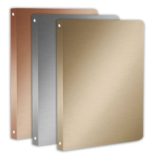 Pořadač A4 4kr. Metallic stříbrná