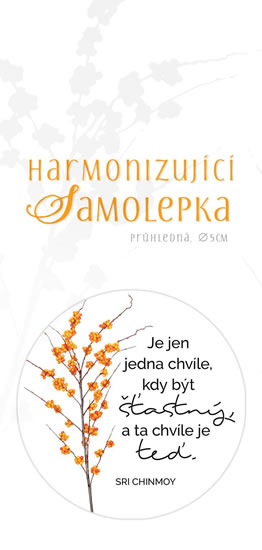 Harmonizující samolepka průhledná 