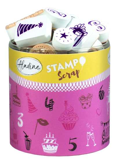 Razítka Stampo Scrap - narozeniny