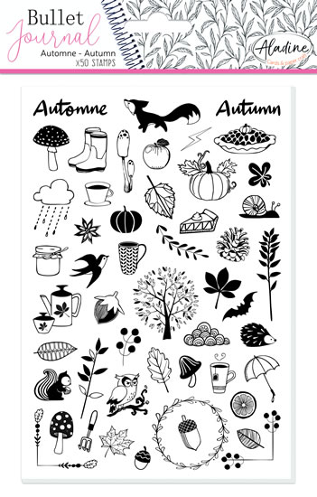 Razítka Stampo Bullet Journal - Podzim