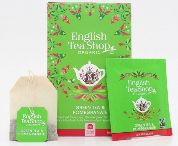 English Tea Shop Zelený čaj s granátovým jablkem - redesign mandala