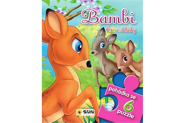 Bambi čti a skládej - Pohádkové čtení s puzzle