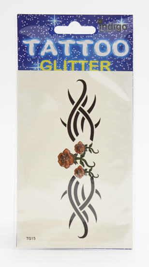 Tetování Tři růže s ornamentem