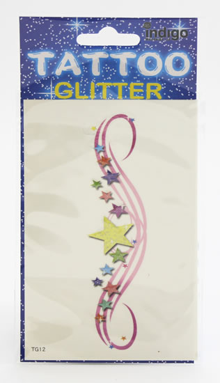 Tetování Barevné hvězdy s ornamentem