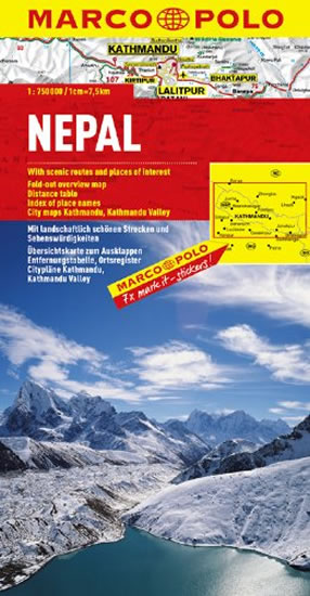 Nepál / mapa