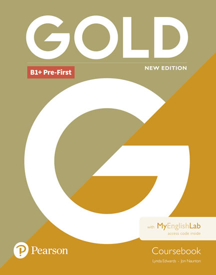 Gold B1+ Pre-First 2018 Coursebook w/ MyEnglishLab Pack