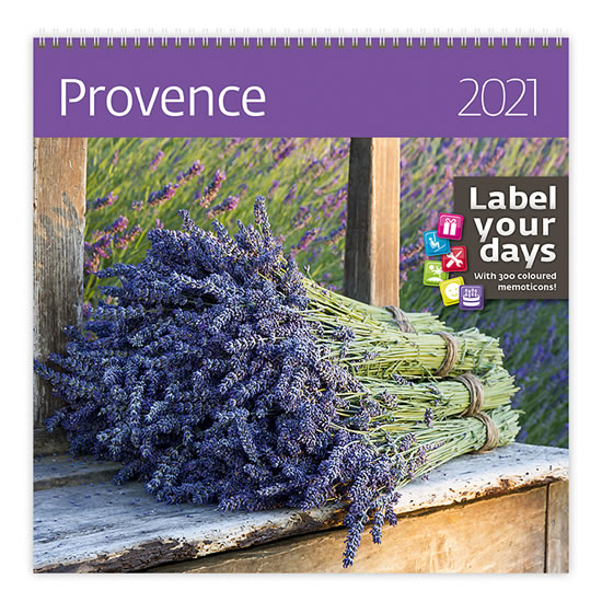 Kalendář 2021 nástěnný: Provence, 300x300