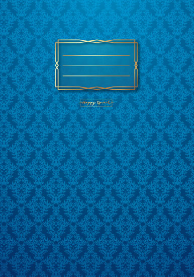 Sešit Premium modrá tapeta A4 - Sešity