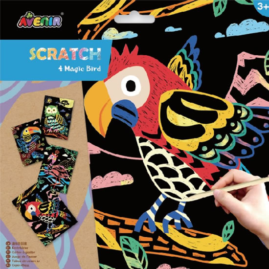 Avenir Škrabací obrázky - Ptáci