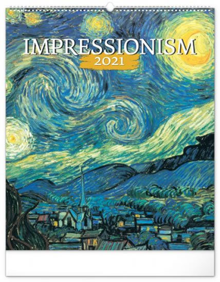 Kalendář 2021 nástěnný: Impresionismus, 48 × 56 cm