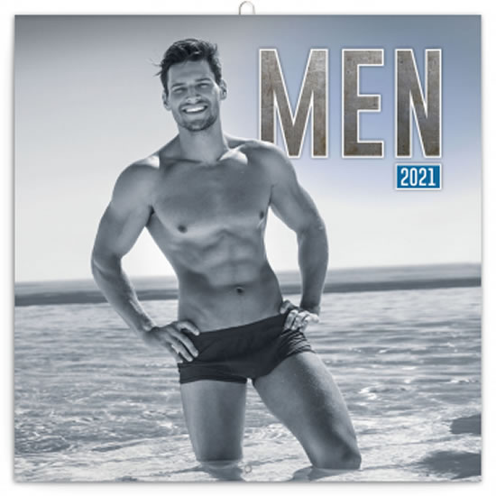 Kalendář 2021 poznámkový: Muži, 30 × 30 cm