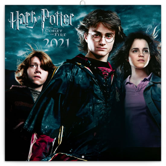 Kalendář 2021 poznámkový: Harry Potter, 30 × 30 cm