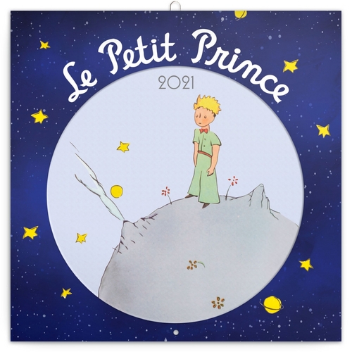 Kalendář 2021 poznámkový: Malý princ, 30 × 30 cm