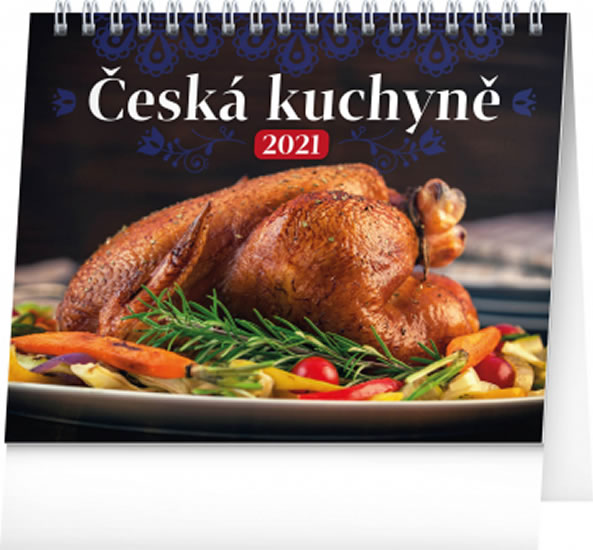 Kalendář 2021 stolní: Česká kuchyně, 16,5 × 13 cm