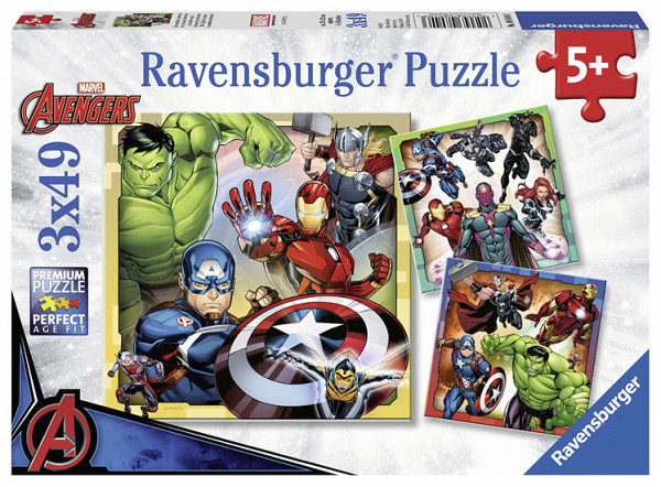 Puzzle Marvel Avengers/3x49 dílků