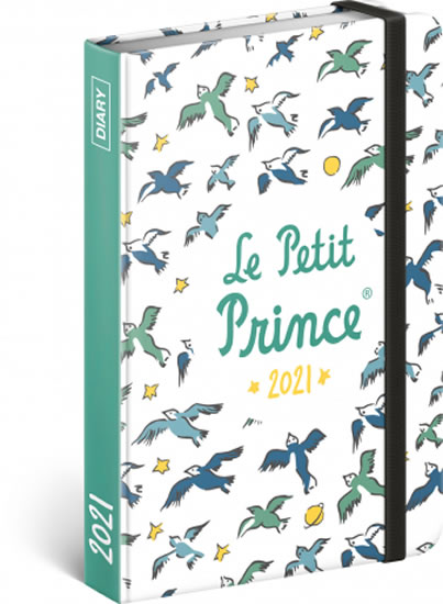 Diář 2021: Malý Princ - Ptáci - týdenní, 11 × 16 cm