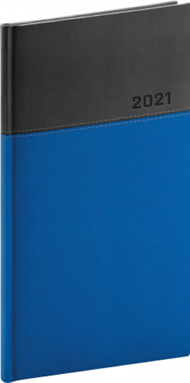 Diář 2021: Dado - modročerný - kapesní, 9 × 15,5 cm